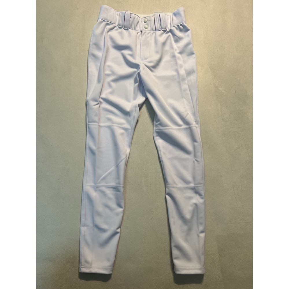Wilson Mens Baseball Pants White Athletic Tapered Fit Size 30